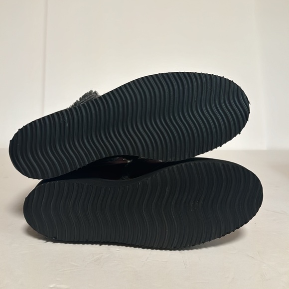 Very Volatile size 7 Tonkin burgundy suede leather Sherpa fur lined boots NIB - Picture 6 of 7